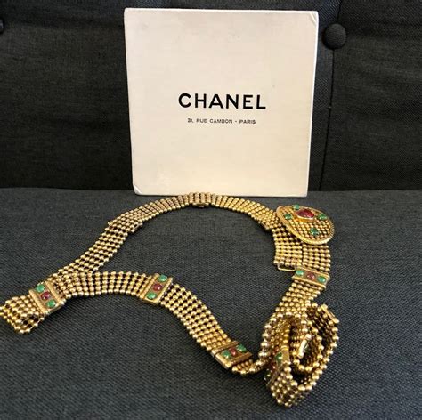 chanel gripoix belt|Chanel Gripoix .